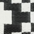 Safarimat elősátorszőnyeg, fekete keresztminta, 400x270 cm, Safarica