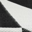 Safarimat elősátorszőnyeg, csillagvirág fekete, 200x270 cm, Safarica