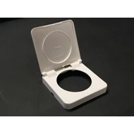 Konnektor keret, fehér, 1db/csom