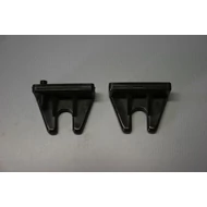 Ablakzár fogadó, barna, 2db/csom.