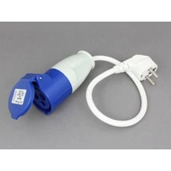 Elektromos fordító, villás dugó-CEE aljzat, Crusader