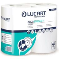 Lucart Aquastream toalett papír, lebomló, 4 tekercs, Lucart