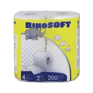 Rinosoft lebomló toalett papír, 4 tekercs/csomag