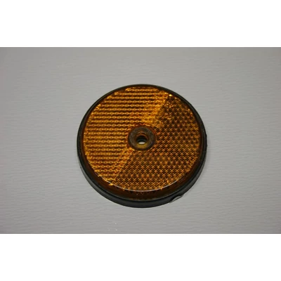 Prizma sárga, kerek, 60mm, csavarozható