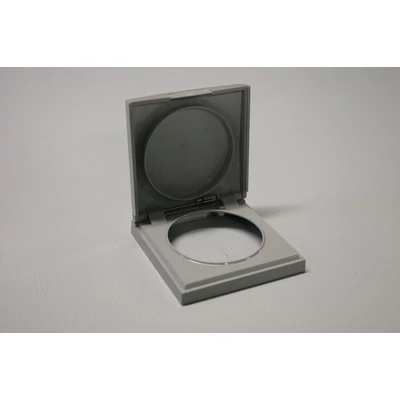 Konnektor keret, szürke, 1db/csom