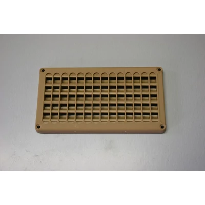 Szellőzőrács barna, 161x88mm, Crusader