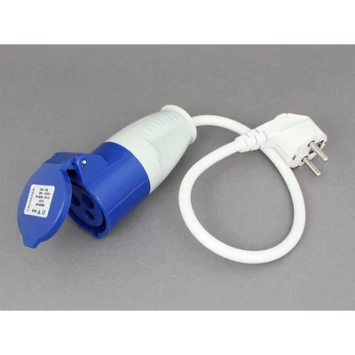 Elektromos fordító, villás dugó-CEE aljzat, Crusader