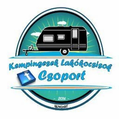 Kempingesek Lakókocsisok facebook csoport matrica KLIK